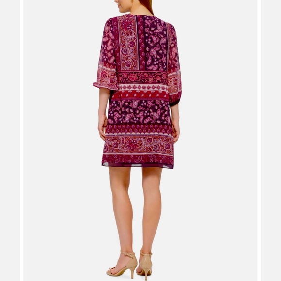 Vince Camuto Tie Neck Dress - Picture 2 of 3